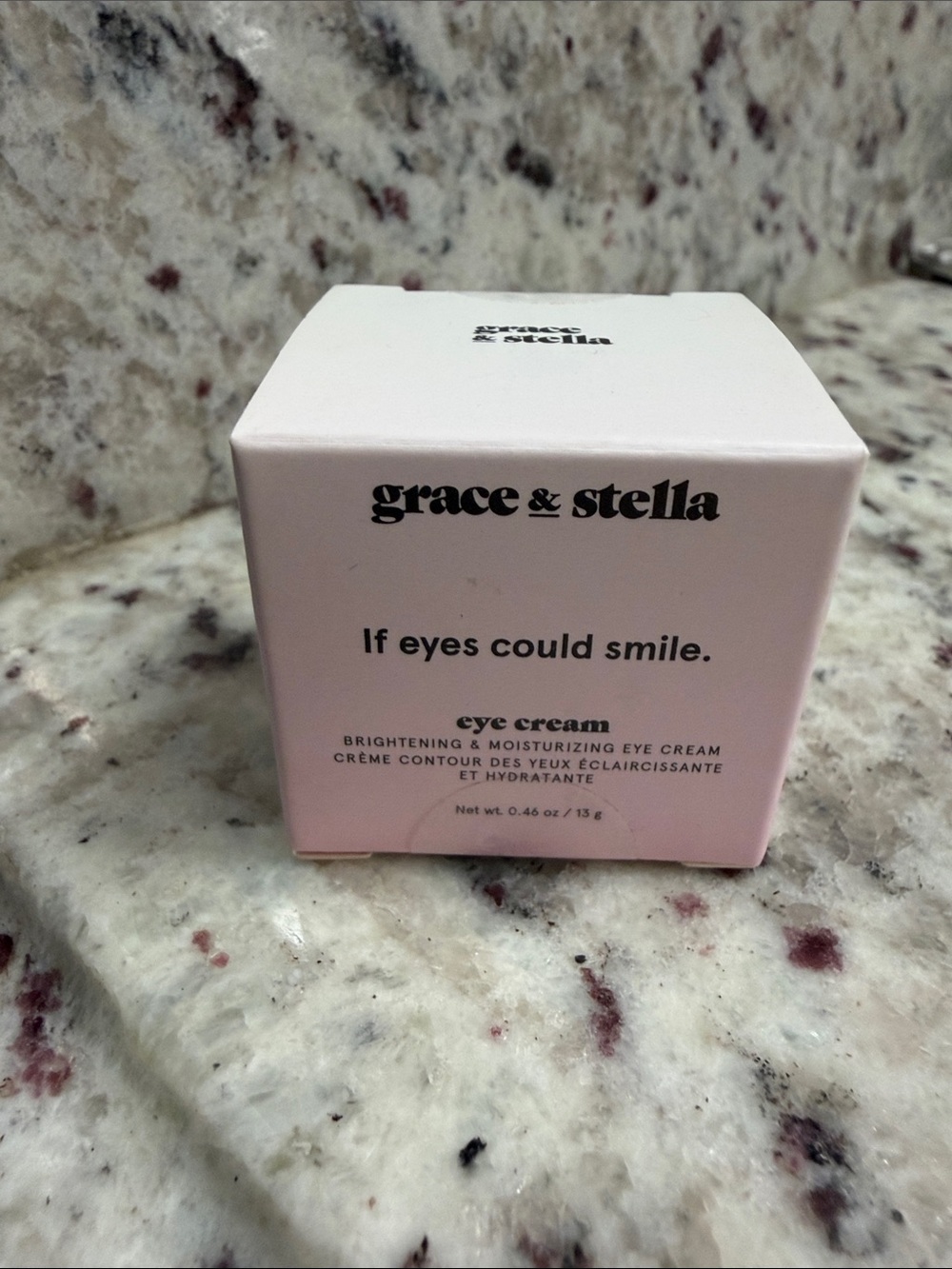 grace & stella Brightening Eye Cream - Light Pink Box